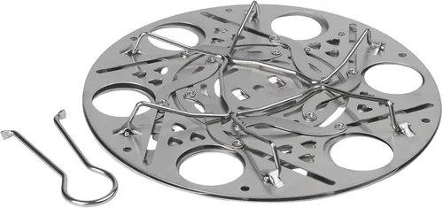 Vista 6 de Adjustable Stainless Steel Steamer Basket, Expandable Vegetable Steaming Rack with Folding Feet for Pressure Cooker and Pot, 304