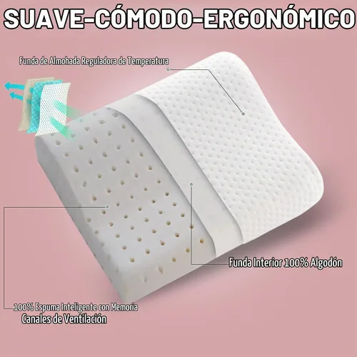 Vista 6 de alkamto Almohada de espuma viscoelástica cómoda para viajes y campamentos, bolsa portátil fácil de llevar, funda de almohada con regulación