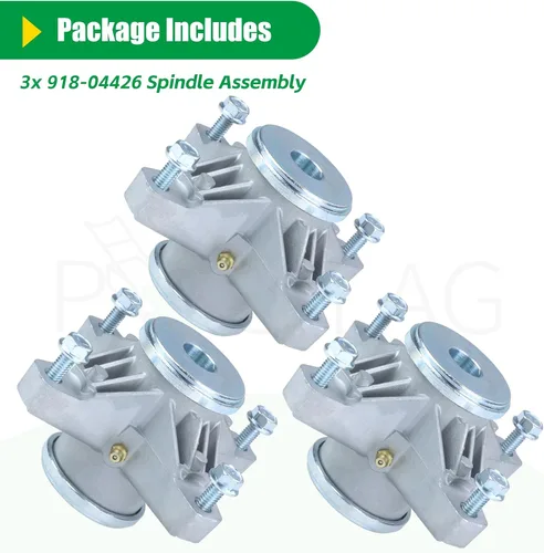 Vista 9 de Juego de 3 piezas de montaje de husillo 918-04426 que sustituye a Cub Cadet 618-04426, 918-3129C, 618-3129B, 918 04426, 618-04394, 918-3129B 3