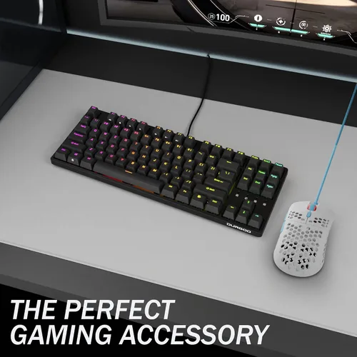 Vista 7 de HK Gaming Mira M - Mouse RGB ultra ligero para juegos, carcasa de panal de abeja, 2.22 oz, máx. 12000 cpi, cable USB, 6 botones programables
