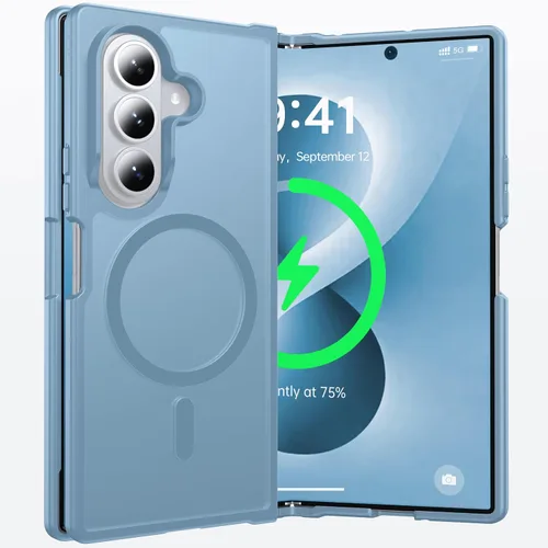 Vista 9 de Funda para Samsung Galaxy 8 Fold Z compatible con MagSafe, transparente