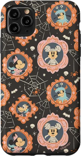 Vista 13 de iPhone 16 Disney Mickey Mouse & Pals Spooky Cute Halloween Frames Case