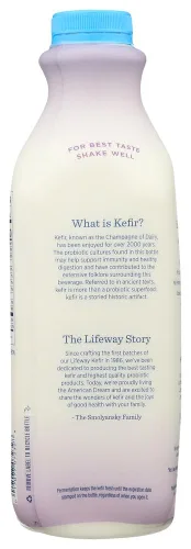Vista 4 de Lifeway Kéfir, orgánico de leche entera, 32 onzas