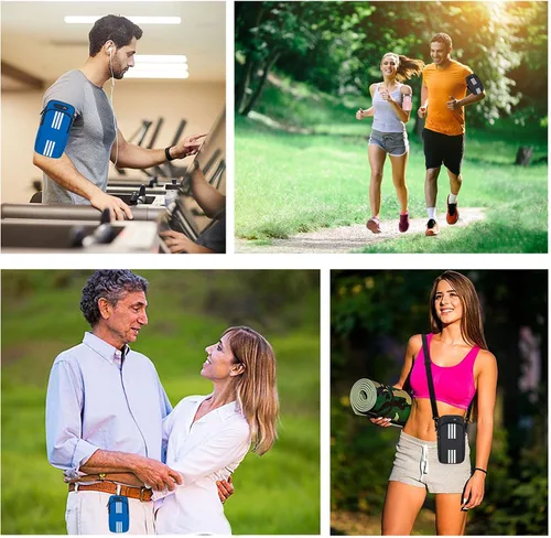 Vista 7 de Soporte para teléfono para correr, brazalete, bolso cruzado para teléfono celular, para mujeres, hombres, niños, iPhone 17, 16, 15, 14, 13, 12, 11
