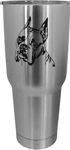 Vista 19 de Cairn Terrier - Vaso grabado con temática de perro, 30 onzas