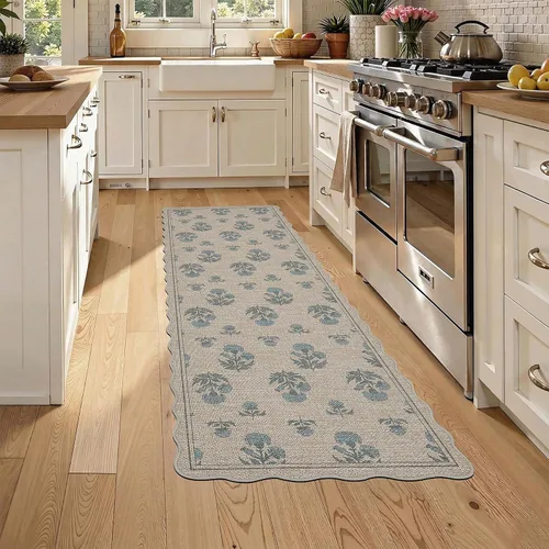 Vista 39 de ORTIGIA Alfombra festoneada de yute fácil de 3 x 5 pulgadas, color negro
