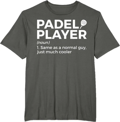 Vista 7 de Camiseta de Padel Player Definition Padel Tenis, Negro