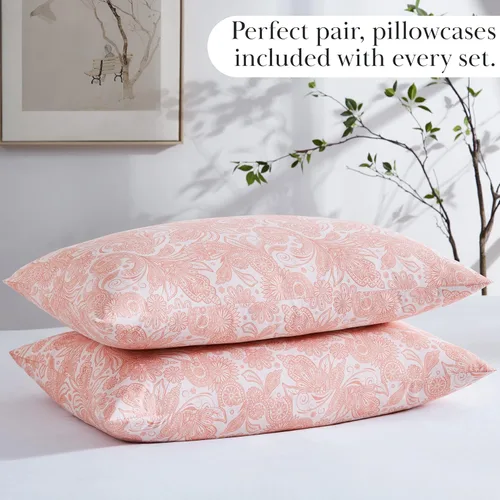 Vista 86 de Southshore Fine Living, Inc. Colección Winter Brush, juego de sábanas de 3 piezas para cama individual, sábana bajera con bolsillo profundo de 14