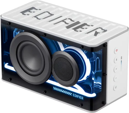 Vista 10 de Edifier Altavoz Bluetooth QD25 Audio de escritorio portátil, sonido dinámico de 25 W (RMS), audio de alta resolución, efectos de luz espléndidos