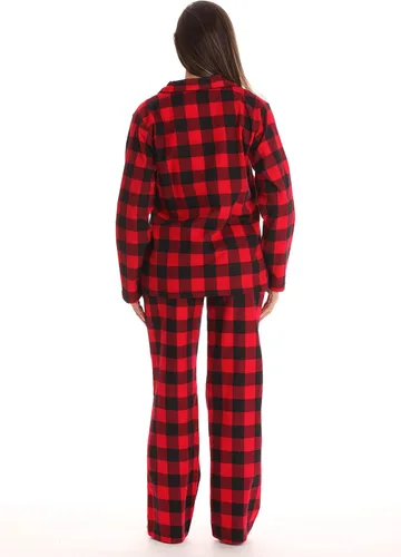 Vista 3 de Just Love - Conjuntos de pijama de franela de manga larga para mujer