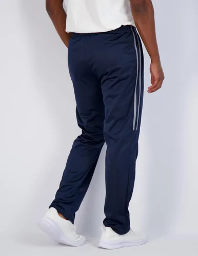Vista 3 de Real Essentials Paquete de 3 Pantalones deportivos de tricot, informales, deportivos y activos, con parte inferior abierta y bolsillos para hombre