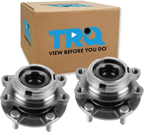 Vista 148 de TRQ Juego de 2 rodamientos de rueda delantera y conjunto de cubo compatible con Tesla 3 2020 Y 2018-2019 para Tesla 3 2020 Tesla Y AWD 2018-2019
