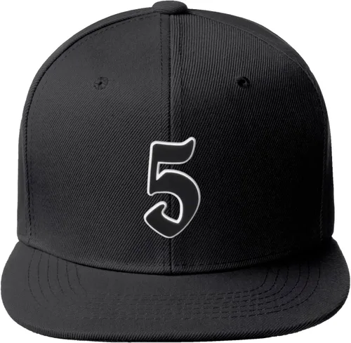Vista 1023 de Daxton Gorra clásica con visera de billete plano con letras del alfabeto inglés antiguo de la A a la Z