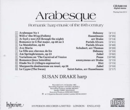 Vista 2 de Arabesque 19th Century Harp Music, Volume 2