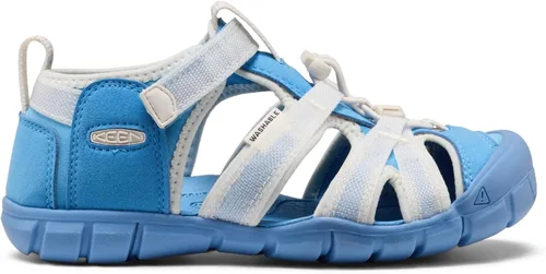 Vista 2 de KEEN Sandalias unisex para niños Seacamp 2 CNX con puntera cerrada Azul Azur/Blanco Estrella