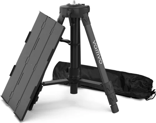 Vista 7 de Vamvo Soporte para proyector, soporte ajustable portátil para proyector, soportes de trípode de aluminio, soporte de piso, soportes para laptop