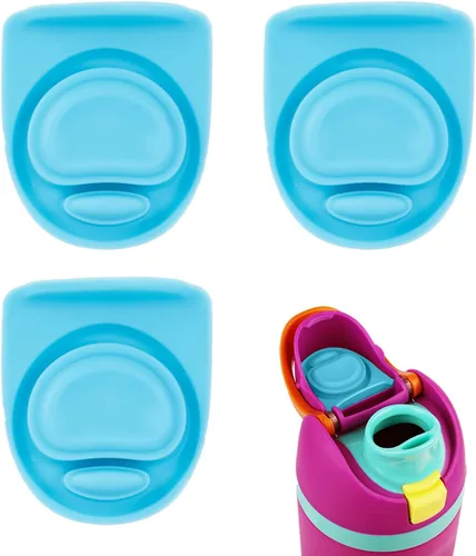 Vista 8 de 3 tapones de repuesto compatibles con Owala FreeSip de 24 onzas, 32 onzas Rosa