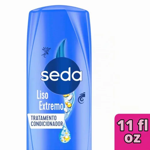 Vista 2 de Linha Liso Extremo Seda - Condicionador 11 fl oz - (Seda Extreme Straight Collection - Acondicionador 11 fl oz)
