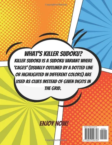 Vista 2 de Killer Sudoku Book 200 Easy Killer Sudoku Puzzles For Adults