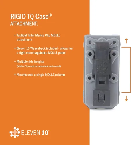 Vista 4 de Eleven 10 Funda rígida TQ para torniquete C-A-T, accesorio MOLLE