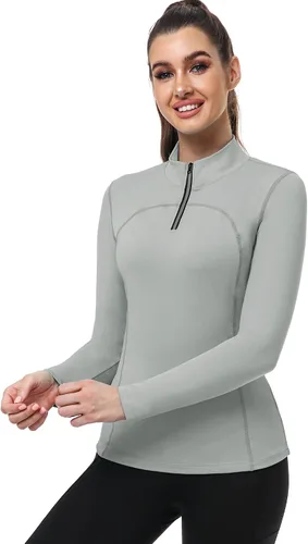 Vista 6 de CADMUS Women's Compression Long Sleeve Shirts for Hiking Running Dry Fit Tights