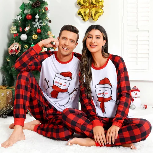 Vista 6 de Kranchungel Matching Christmas Pajamas for Family Matching Womens Chrisrmas Pjs for Couples