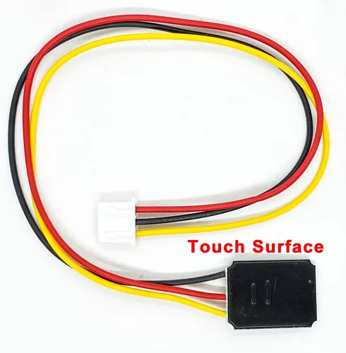 Vista 7 de 2 unids DC 3V-18V 5V 12V 2.5A Interruptor táctil capacitivo miniatura módulo sensor mini biestable control de interruptor electrónico para relé LED