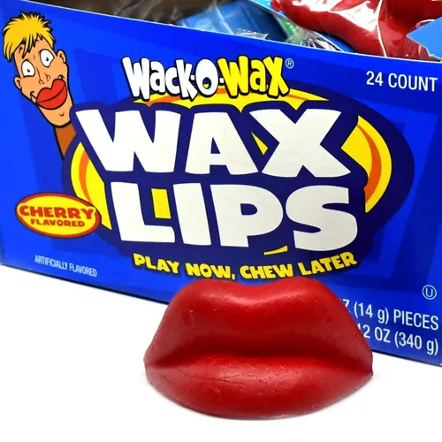 Vista 4 de Tootsie Roll Wack-O-Wax - Caja de 24 unidades, sabor a cereza