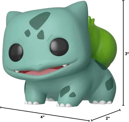 Vista 5 de Funko Pop Games: Pokemon - Bulbasaur - Figura de vinilo coleccionable - Idea de regalo - Producto oficial - Juguetes para niños y adultos - Fans