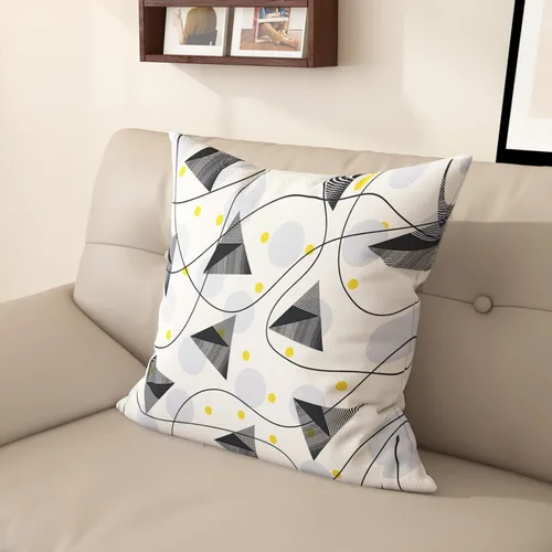 Vista 12 de Funda de almohada estampada, respaldo de dormitorio, almohada cuadrada con patrón de alce nórdico moderno, decoración para el hogar y la sala