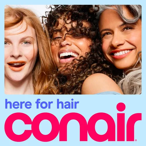 Vista 8 de Cepillo de aire caliente Conair Barril ovalado de 3 pulgadas para cabello ondulado, rizado y texturizado, oro rosa, BC95L