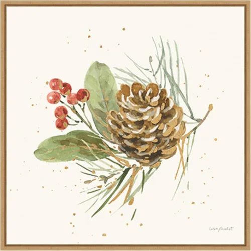 Vista 20 de Amanti Art Lienzo enmarcado para pared, 22 x 22 pulgadas, flores de invierno VI por Lisa Audit, lienzo enmarcado para pared, obras de arte
