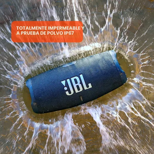 Vista 5 de JBL CHARGE 5 - Altavoz Bluetooth portátil con IP67 impermeable y carga USB, color negro