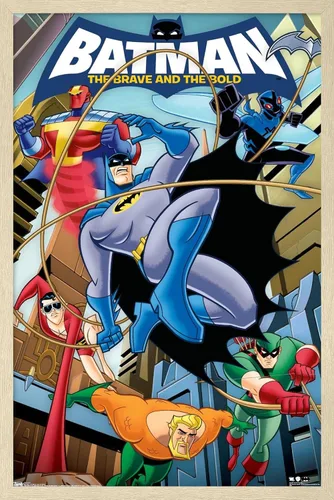 Vista 5 de Trends International DC Comics - Póster de pared de Batman - The Brave and The Bold de 22.375 x 34 pulgadas, versión premium sin marco