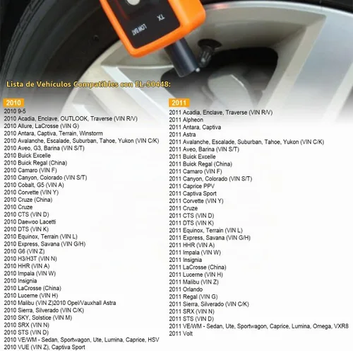 Vista 6 de Bittwee EL-50448 TPMS Herramienta de reaprendizaje, entrenamiento de programación de sistemas automáticos, OEC-T5 para la mayoría de los vehículos