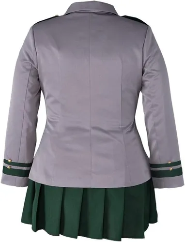 Vista 7 de miccostumes Disfraz de superhéroe de anime para mujer, uniforme escolar