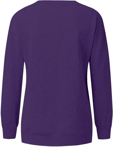 Vista 4 de Sudaderas de invierno para mujer, a la moda, linda sudadera fea de Navidad, talla grande, sudadera con cuello redondo