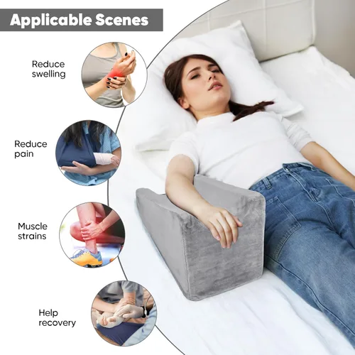 Vista 3 de Almohada de elevación de brazo, almohada de brazo de cuña para adultos después de la cirugía, descanso para mantener elevada, almohada de brazo