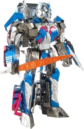 Vista 2 de Metal Earth Serie Premium Transformers Optimus Prime 3D Metal Model Kit Fascinaciones