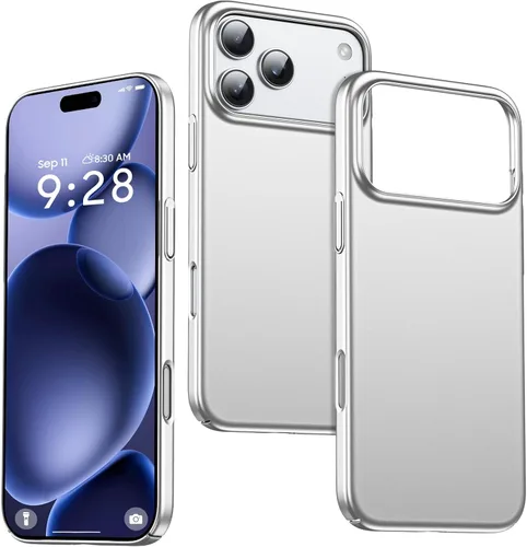 Vista 34 de GRECAZO Funda delgada para iPhone 16 Pro Max, ultra fina, color negro