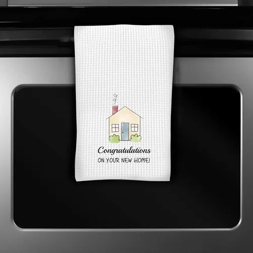 Vista 6 de ZJXHPO Toalla de cocina para el hogar, felicitaciones por tu nuevo hogar, toalla de cocina, regalo de inauguración de la casa, regalo