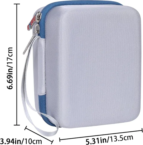 Vista 4 de khanka Reemplazo de estuche de viaje duro para rotuladora Brother P-Touch PTM95, solo funda