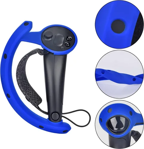 Vista 2 de VR Controller Grips Cover Accessories for Valve Index Valve Index Accessories Sweatproof Anti CollisionBule