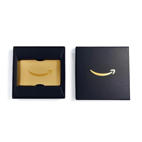 Vista 4 de Tarjeta de regalo de Amazon.com en varias cajas de regalo. Gift Box Mini Amazon Box - Wish List Granted