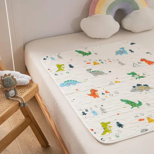Vista 7 de Cambiador de pañales portátil para bebé, tapete cambiador impermeable, suave y cómodo, plegable, artículos esenciales para niños pequeños, regalos 2