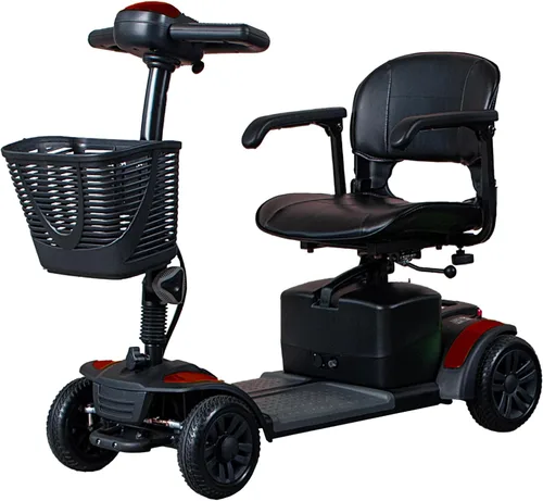 Vista 7 de Drive Medical Scout - Vespa compacta del poder del viaje, diseño de 4 ruedas El scooter compacto de viaje ofrece un diseño ligero de 4 ruedas