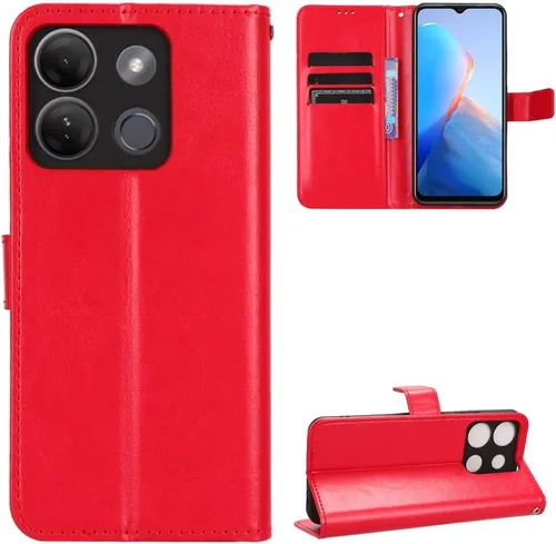 Vista 19 de Funda para Honor X50i, funda de cuero con tapa para Honor X50i 5G CRT-AN00 Case Gold Oro