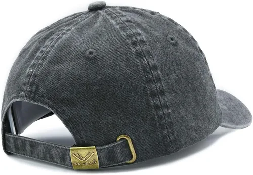 Vista 6 de Biker Hair Don't Care - Gorra de béisbol ajustable para mujer, mezclilla lavada
