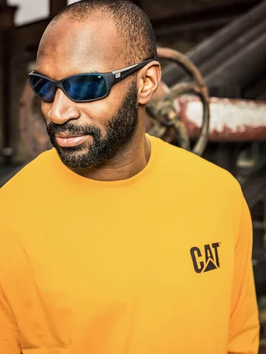 Vista 5 de Caterpillar Gafas de sol polarizadas con sensor rectangular para hombre