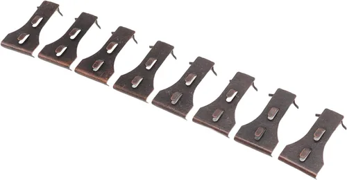 Vista 7 de Hyuduo 8 ganchos de ladrillo para ladrillos compatibles con LEGO, perchas de acero resistentes para ladrillos de construcción, se adaptan a